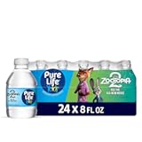 Pure Life Purified Water Bottles, 24 Pack - Still Bottled Water Enhanced with Minerals for a Crisp Taste, Plastic Bottles - 8 Fl Oz
