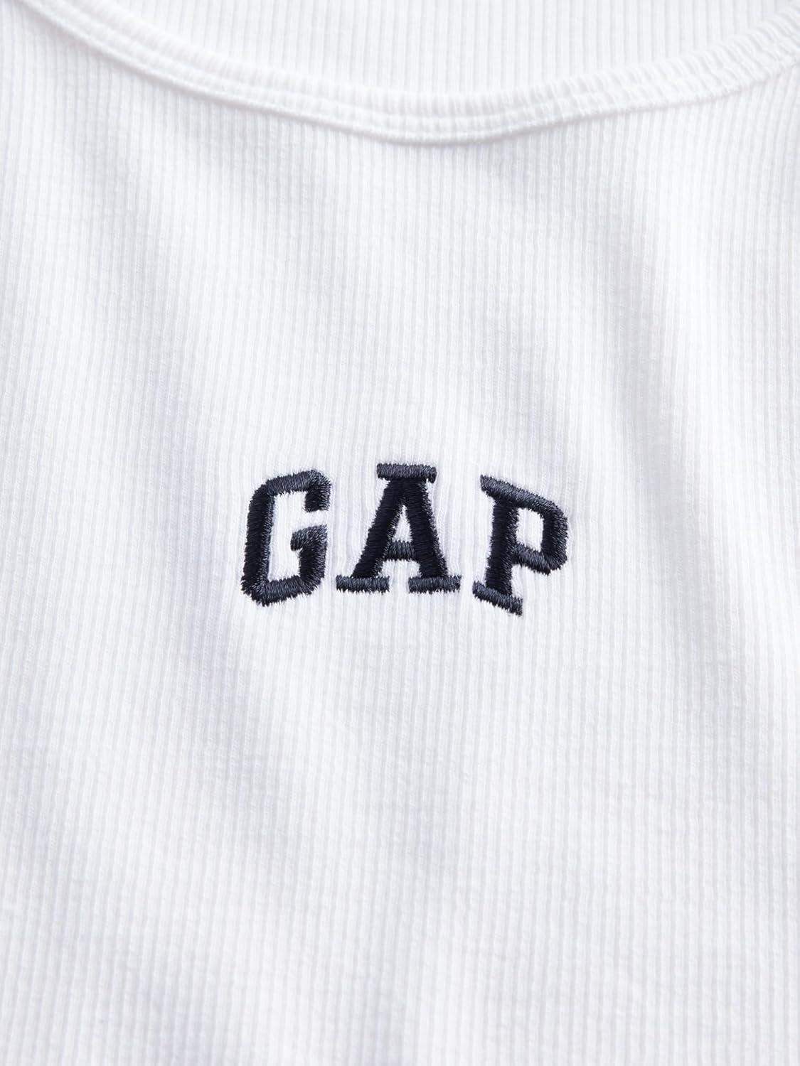 GAP Women's Short Sleeve Modern Rib Logo Tee