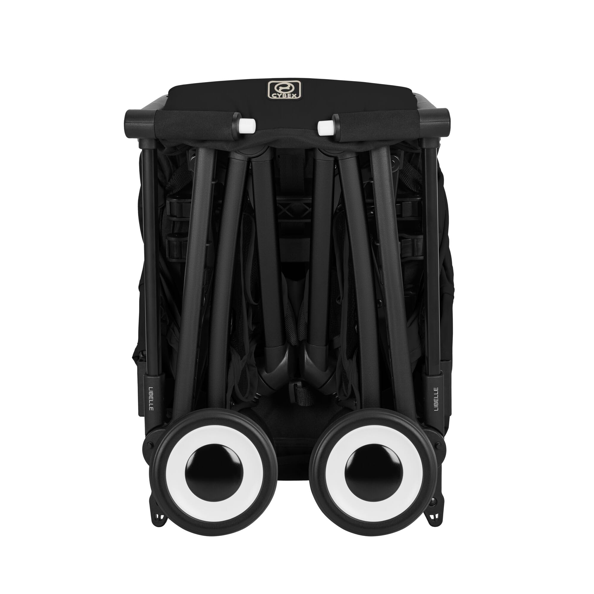 CYBEX Gold Kinderwagen LIBELLE, handgepäcktauglich, 6 Monate bis 4 Jahre, max. 22 kg, ultraleicht 6 kg, Einhand-Gurtsystem, Magic Black
