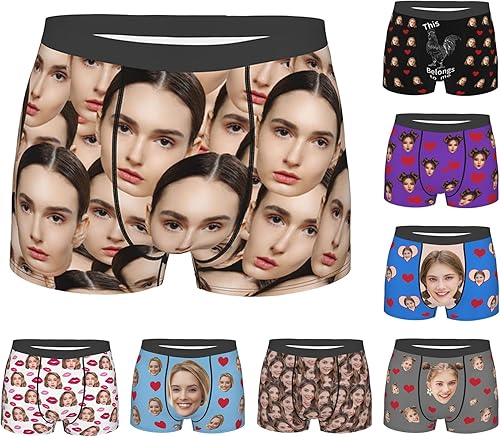Boxers personalizados para hombres, papá, marido, novio, Boxers divertidos para hombres, día del padre, cumpleaños para él