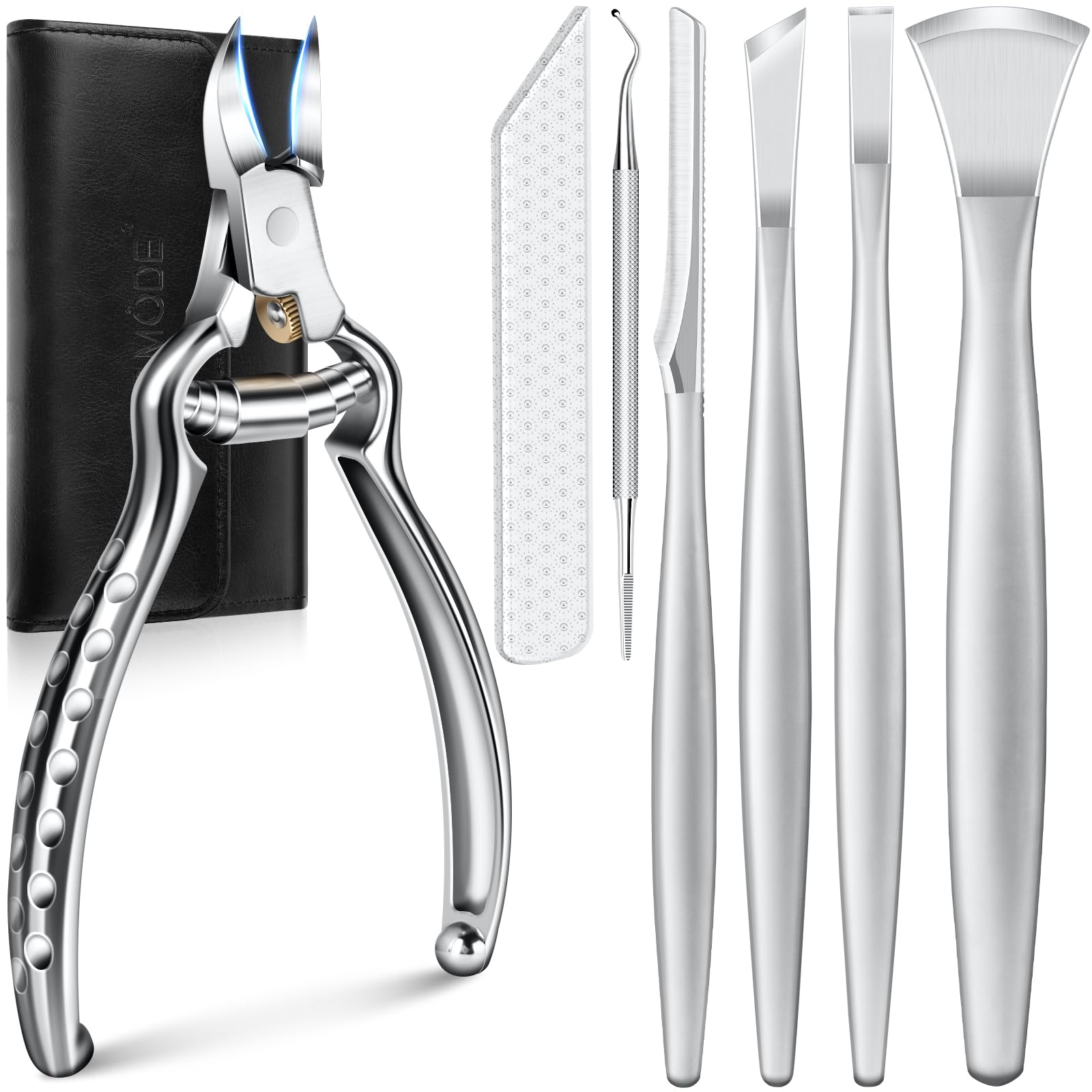 7PCS Ingrown Toenail Removal Kit Professional Pedicure Tools for Feet Toe Nail Clippers Pedicure Knife Set with Corn