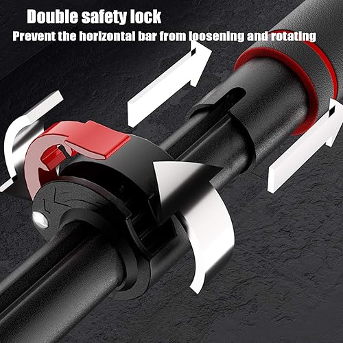 Miniatura 5 de Pull-Up Bars Portable Horizontal Bar Home Fitness Chin Up Bar, Door Corridor Resistance Belt Suspension Equipment, 72-135cm Adjustable, Load 300kg