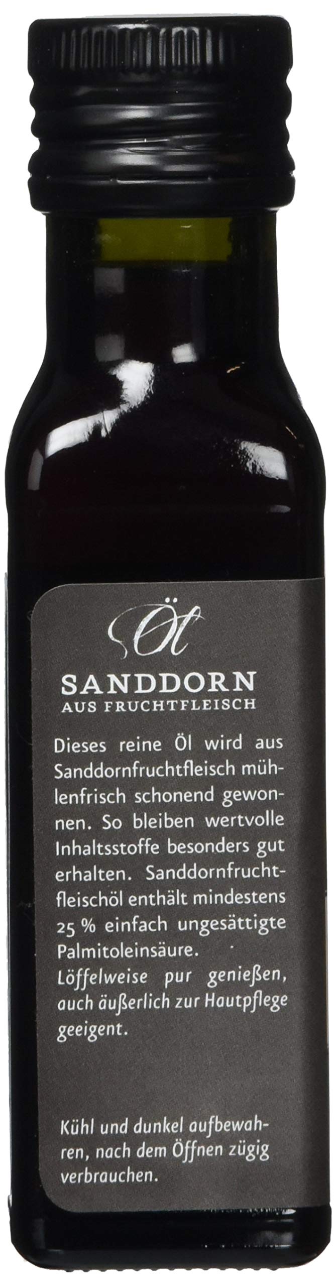 Ölmühle Solling Sanddornöl aus Fruchtfleisch SANDDORN-FRUCHTFLEISCHÖL nativ kaltgepresst - 100ml BIO