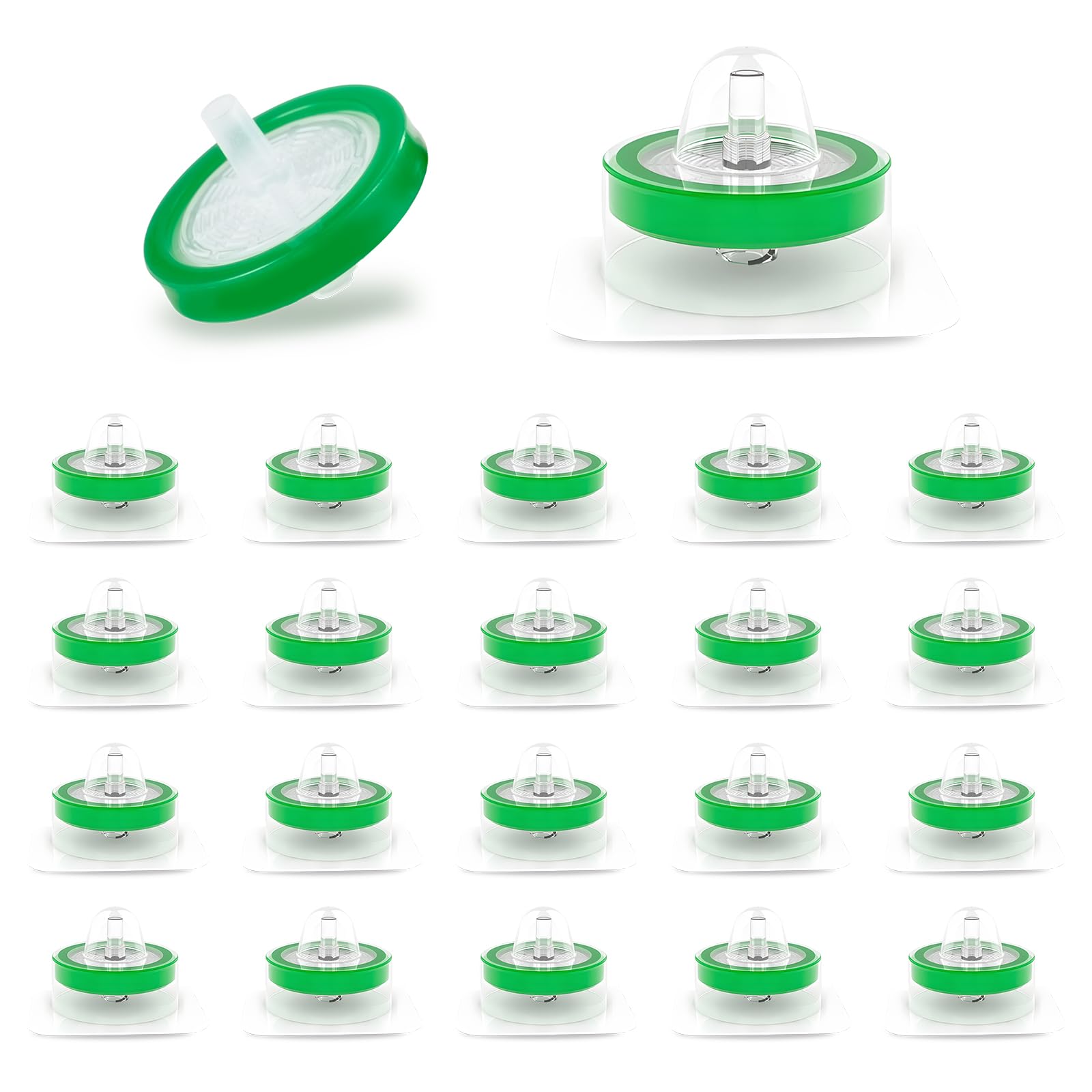 20 filtri a siringa PES, filtro a siringa, idrofobo, filtro a siringa, 0,45 μm, filtro a siringa, filtro sterile, filtro siringa, filtro sterile, filtro a siringa, 0,45 mm, diametro 33 mm (0,45 μm, 33