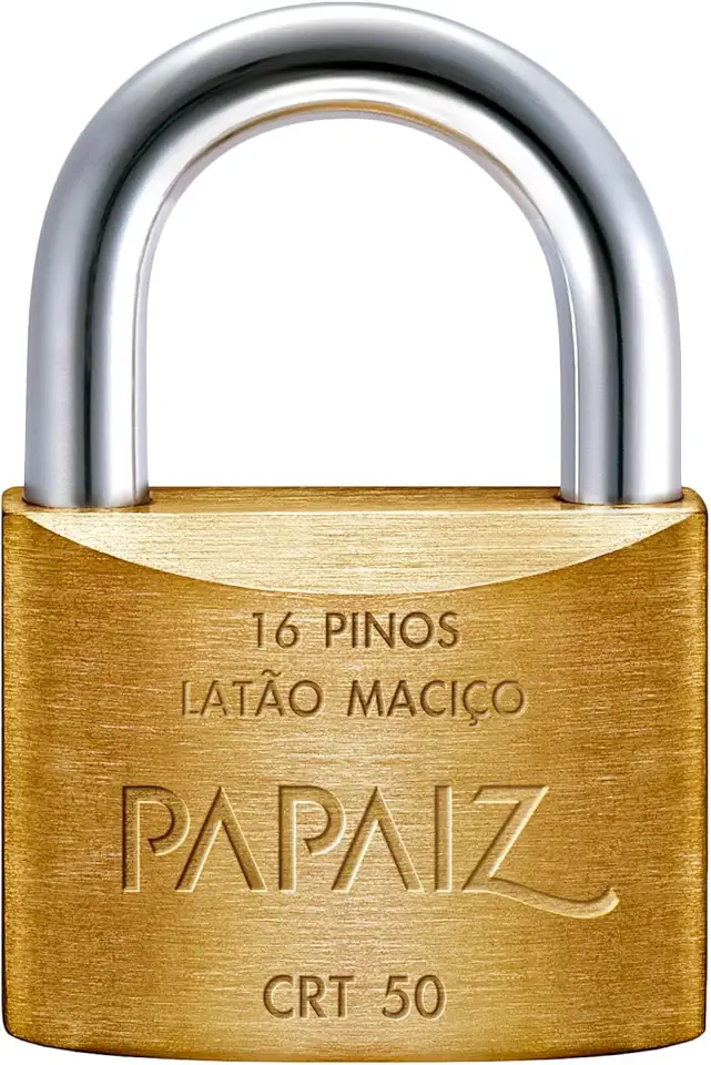Cadeado Com Chave Tetra de CRT50 | Papaiz