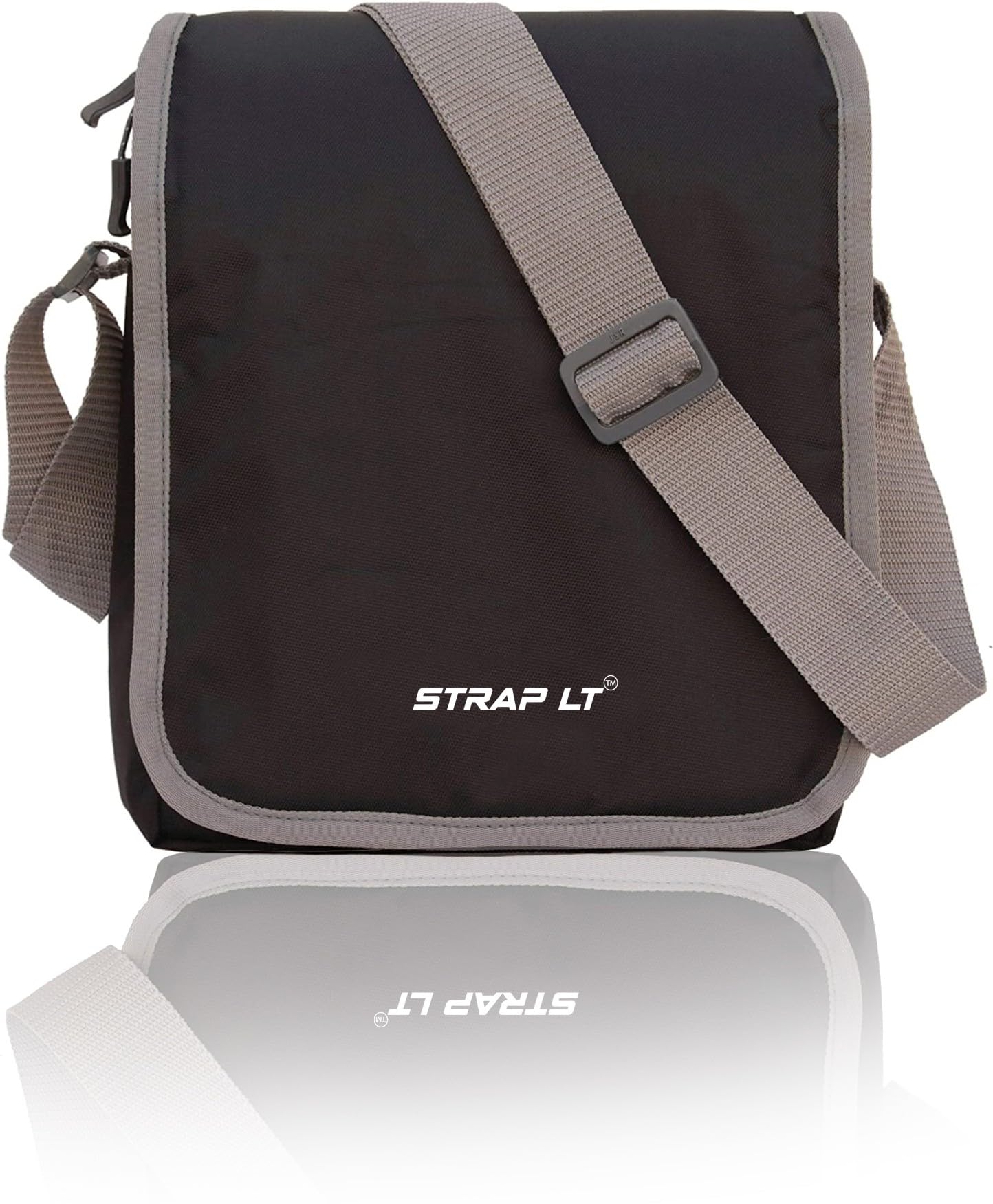 straplt Fabric Sports Sling Bag for Men and Women (Black)-picture-24