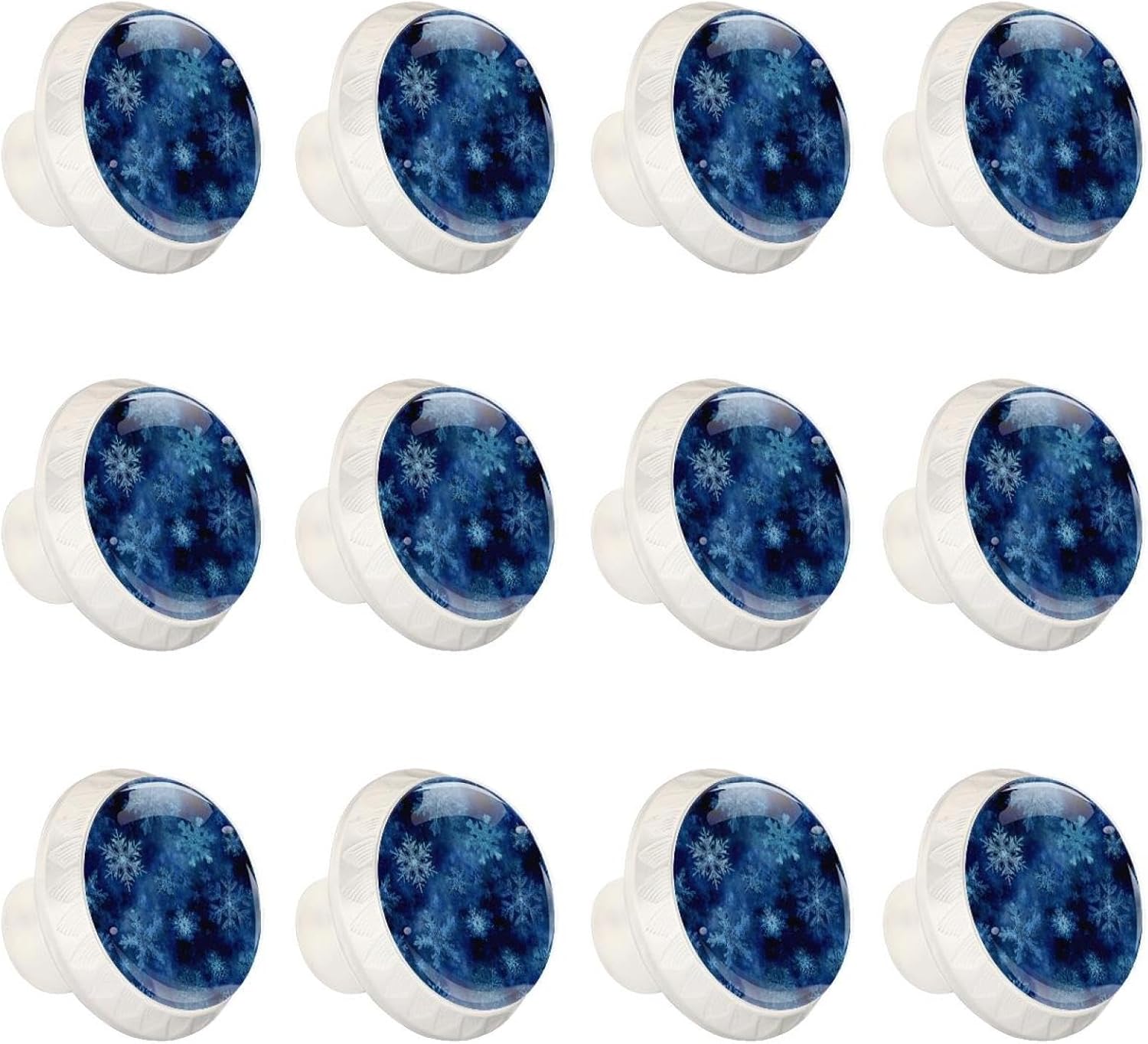 Black Base Abstract Geometric Stripes Lines (5) Pattern Cabinet Knobs, Modern Decorative Drawer Knobs for Furniture Hardware, Easy Install for Kitchen Cabinet