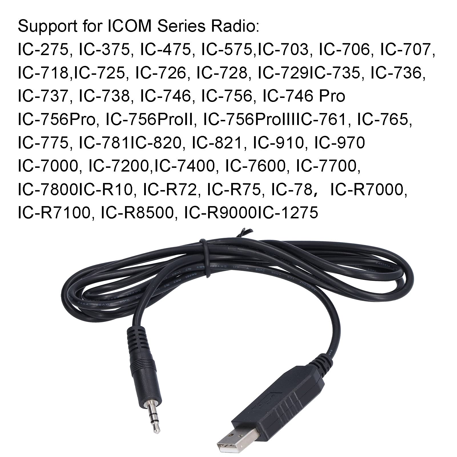Amazon.com: USB CI V Cat Interface Cable for IC-275, IC-375, IC