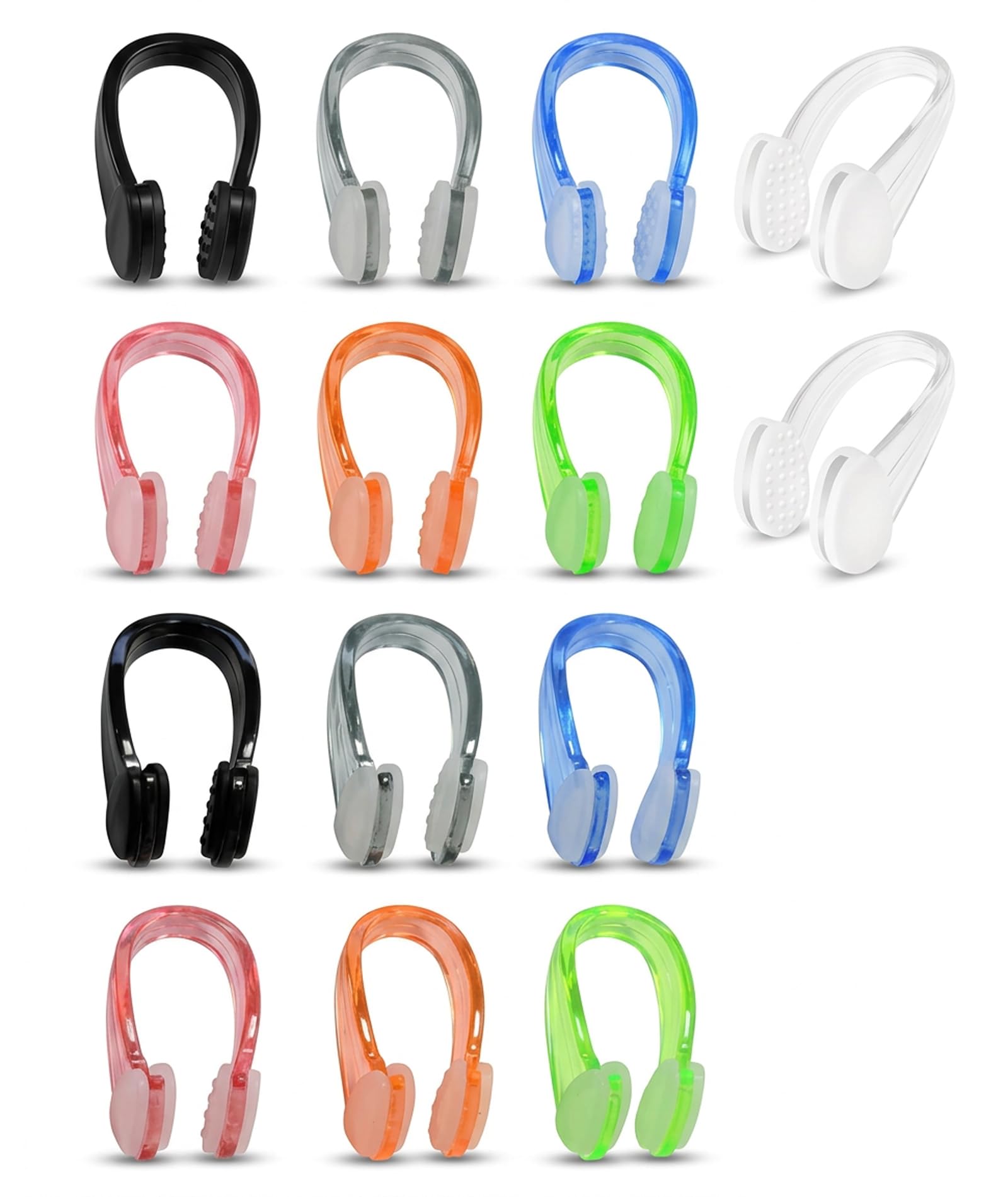 14PCS Swimming Nose Clip, Comfortable Fit for Water Activities, Multipack of 14 Pieces in, Adjustable Design for Secure Seal, Suitable for Various Water Sports and Training Needs-picture-20
