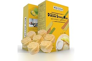 Rozocha Freeze Dried Durian with Sticky Rice Bites