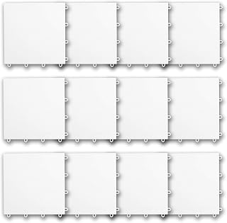 Franklin Sports Synthetic Ice Hockey Shooting Pad - Fake Ice Dryland Tiles for Shot Training Stick Handling Skills Practice - Hockey Training Equipment - 4' x 3' Feet