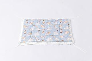 2PCS Reversible Silent Cat Bed Self Warming Pet Pad Thin Style Mat Washable Cushion Pad, Pad for Window Perch Outdoor Cat Houses, for Cats, Small Dogs, Rabbits, Non Electric,(Blue Kitten,XS)