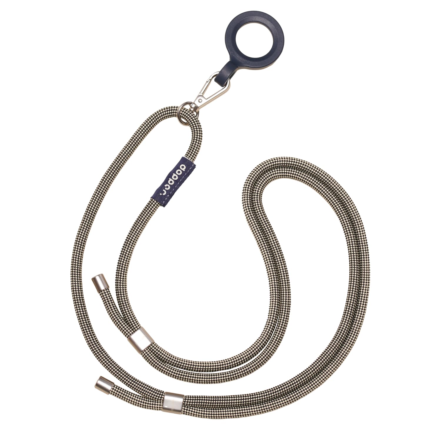 Dopper Cord Sandy Black - Adjustable Shoulder Strap Water Bottles