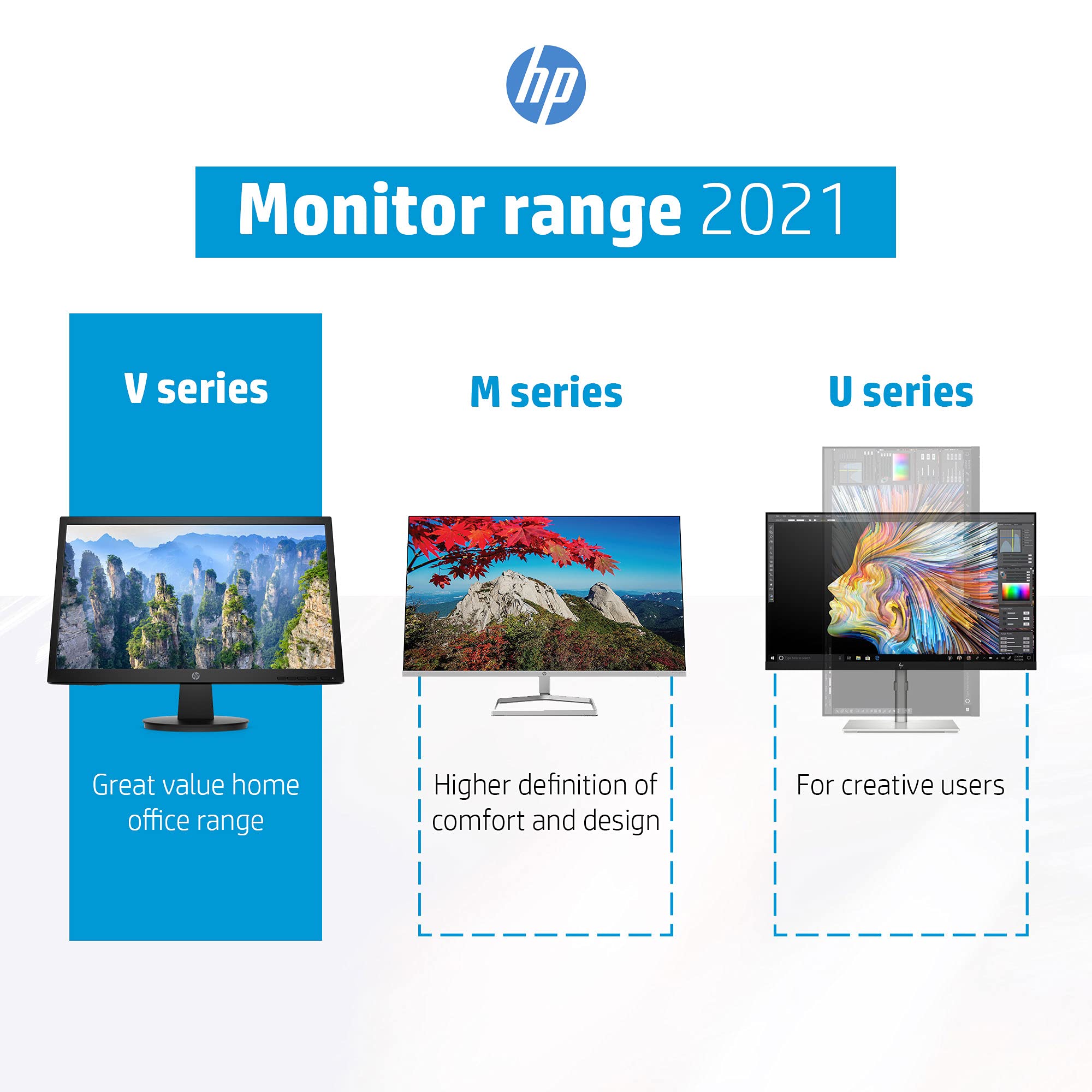 HP V27e Full HD Monitor (1920 X 1080) 27 Inch (1 VGA, 1 HDMI) â