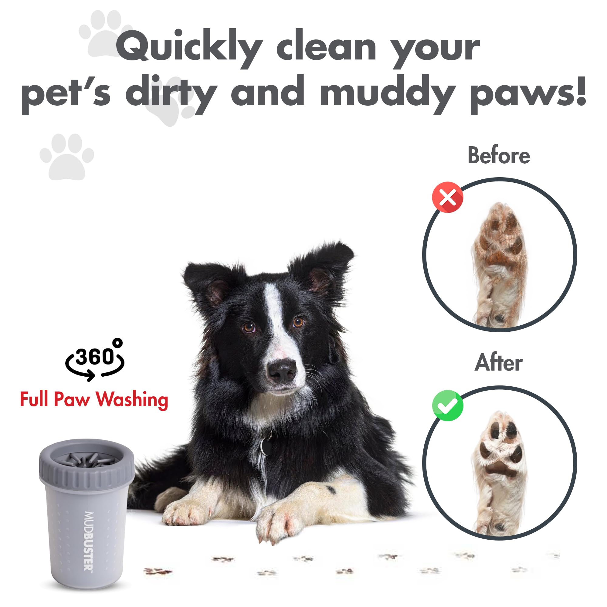 Dexas MudBuster Medium Gris clair