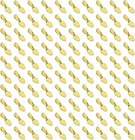 Shapenty 100PCS Metal Glue-On Bail Charms for Jewelry Making, Christmas Ornaments, Pendants, Earrings, Necklaces, Bracelets 15x5mm