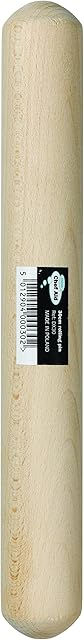 Chef Aid Wooden Rolling Pin, Ideal for all baking tasks and perfect for pastry and dough products, measures 30cm wide and made from well source wood