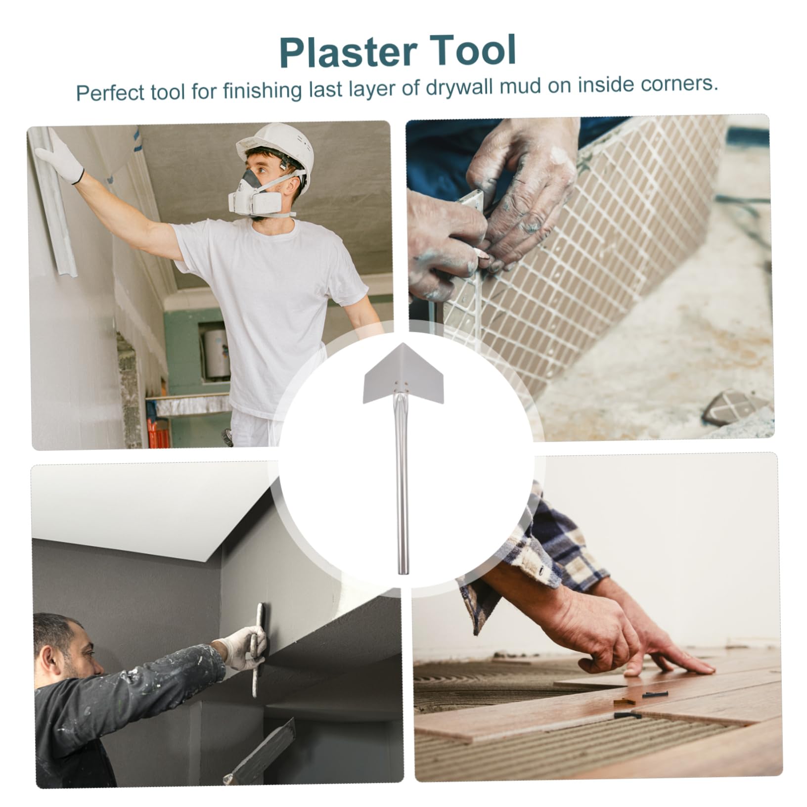 Yardenfun 6 Pezzi Strumenti Acciaio Inossidabile Per Angoli Interni Trowel Stuccatura Muri