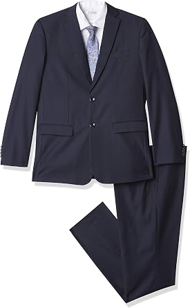Isaac Mizrahi Boys Five Piece Solid Suit Set Ensemble