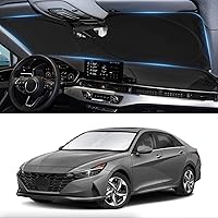 Vista 116 de Parasol, protector plegable para ventana delantera, plegable, visera para parabrisas 240T, cobertura completa para mantener el automóvil fresco