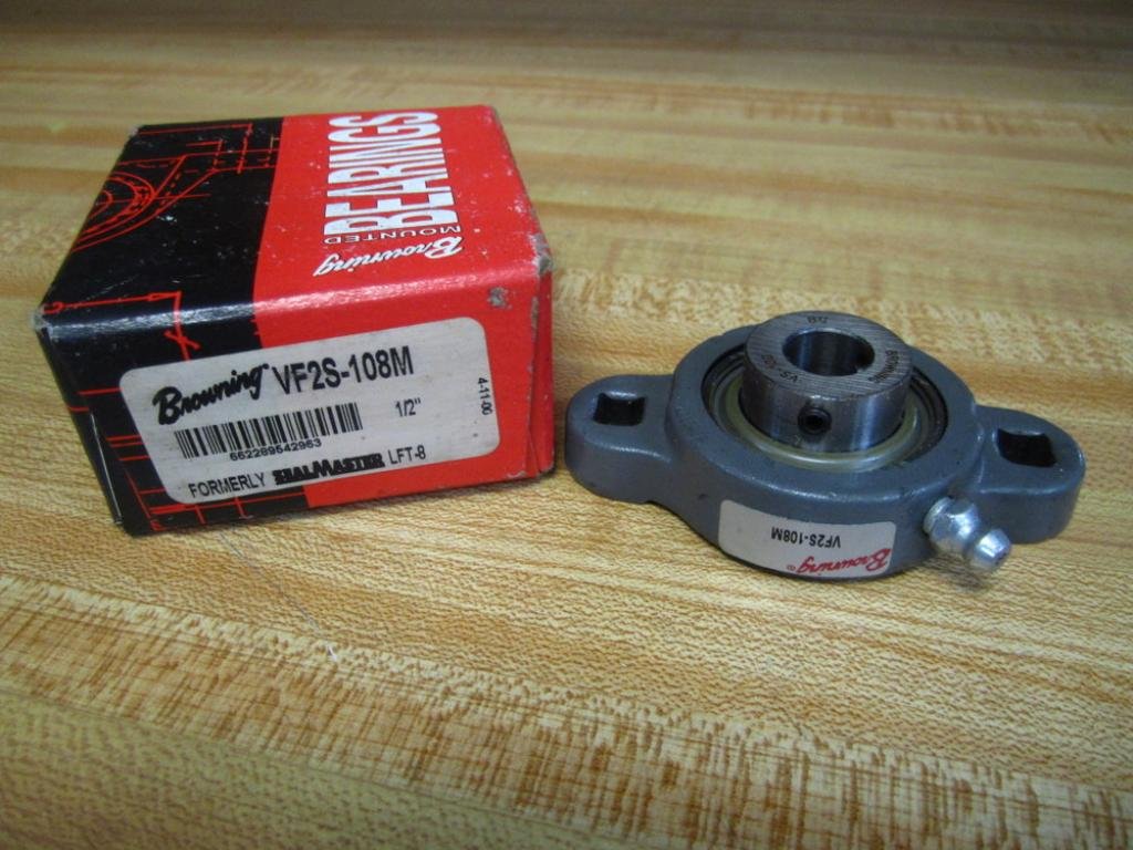 Browning VF2S-108M Flange Mount Ball Bearing VF2S108M