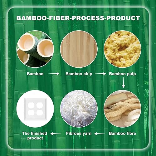 Miniatura 5 de Placa decorativa moderna blanca para interruptor de luz, cubierta de interruptor de luz, placas de interruptor basculante, placas de pared de fibra