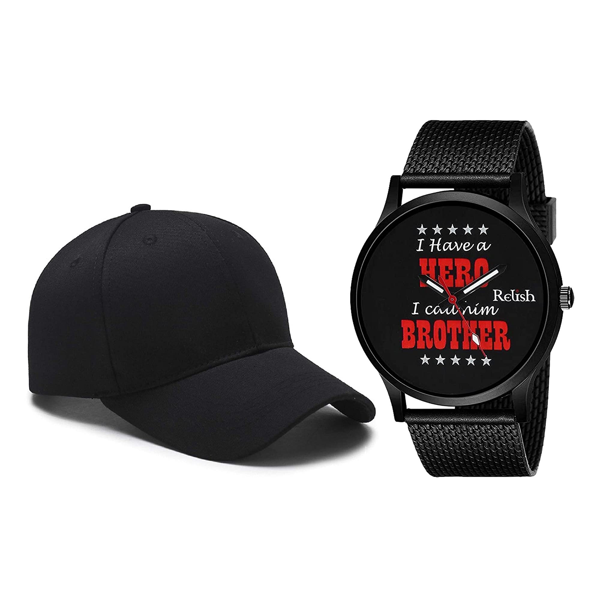 Relish Analogue Mens & Boys Watch, Wayfarer Sunglasses and Wallet Combo for Brother | Gift for Brother | Brother Watch (Black) (B097C3H9HF) Amazon Price History, Amazon Price Tracker