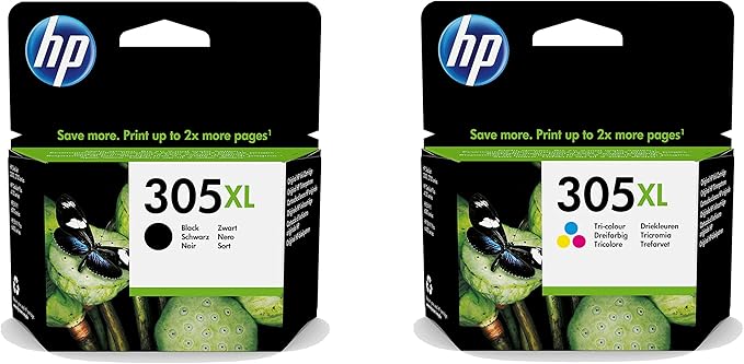 HP 305XL Multipack Original Ink Cartridges (Black + Tri-color)