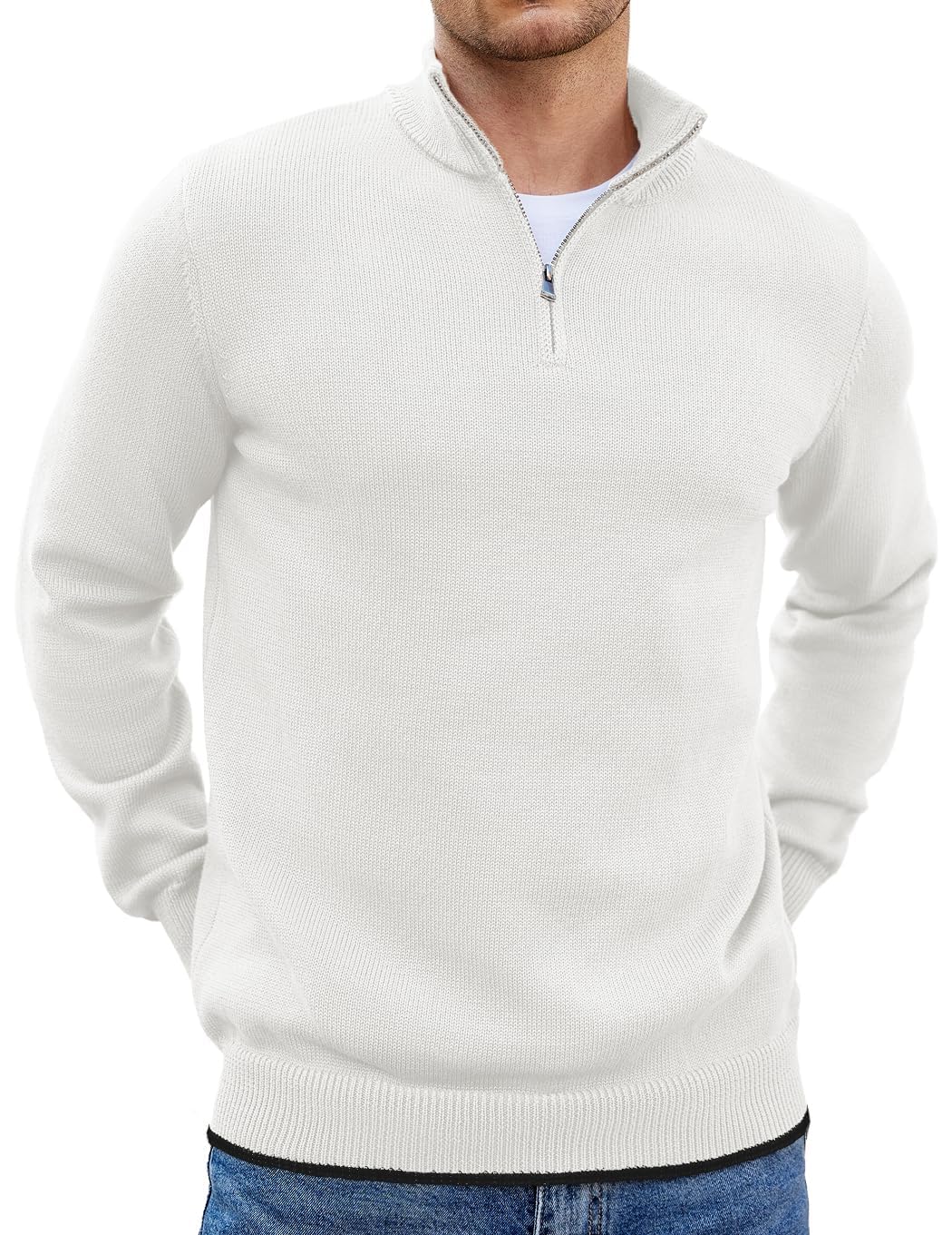 Pull Col Montant Homme COOFANDY – Chaud, Confortable Et Stylé Pour L’hiver, Idéal En Couche Ou Seul - 8