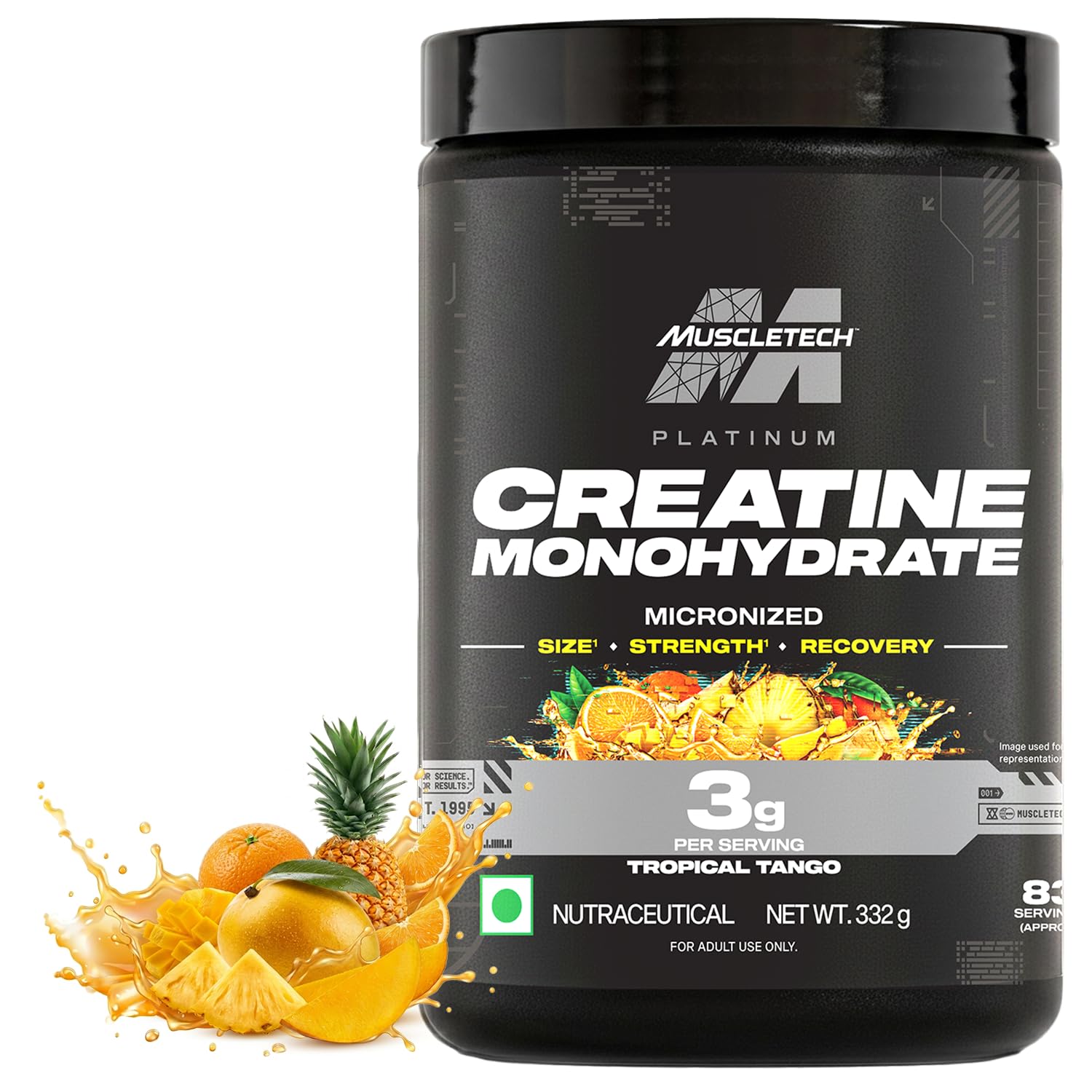 MuscleTech Platinum Creatine Micronized Powder | 33 Servings, Tropical Tango | Improves Strength, Power & Muscle Recovery |Muscletech Creatine Flavore — Amazon image 7