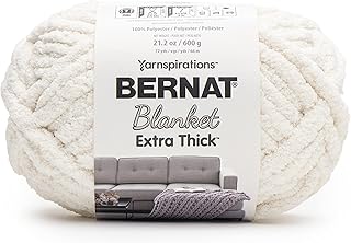 Bernat Blanket Extra Thick Vintage White Yarn - 1 Pack of 21.12oz/598.74...