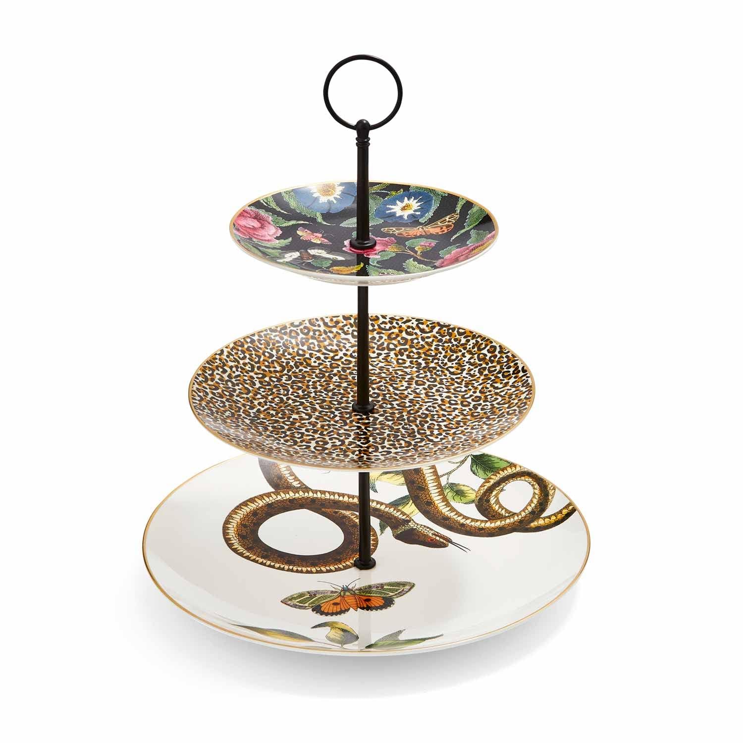 Spode CRC8827-XG Présentoir à gâteaux 3 étages en céramique