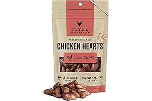 Freeze Dried Dog Treats: Chicken Hearts