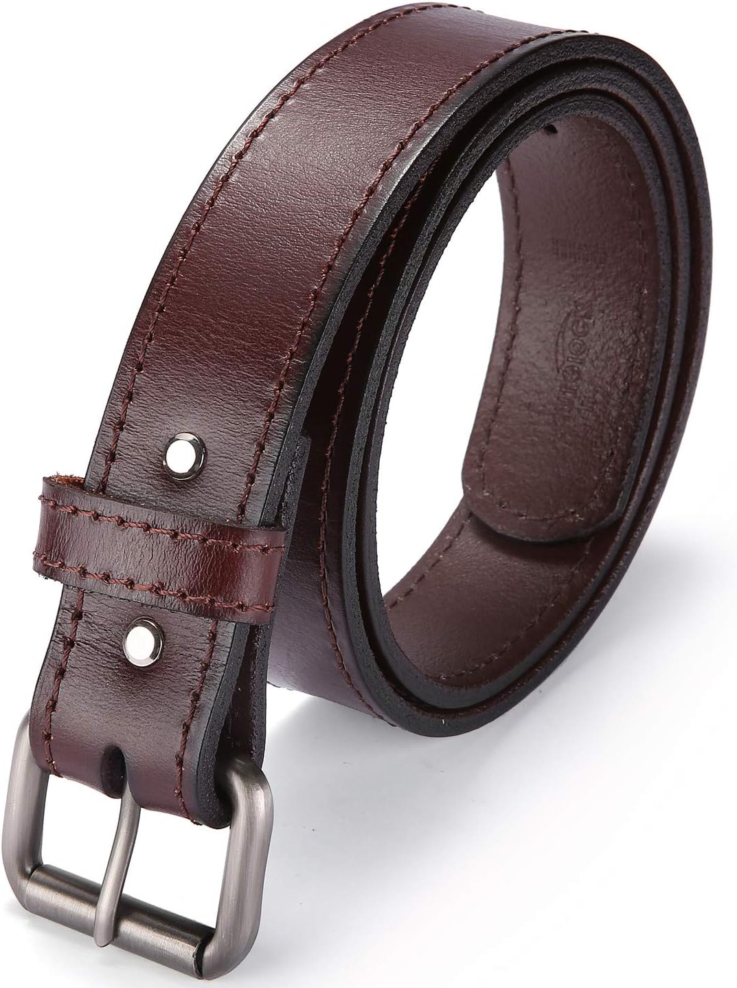 Concealed Carry CCW Leather Gun Belt - 1.5 Inch Full Grain Italian Leather, Heavy Duty, No Sag, 100 Year Warranty
