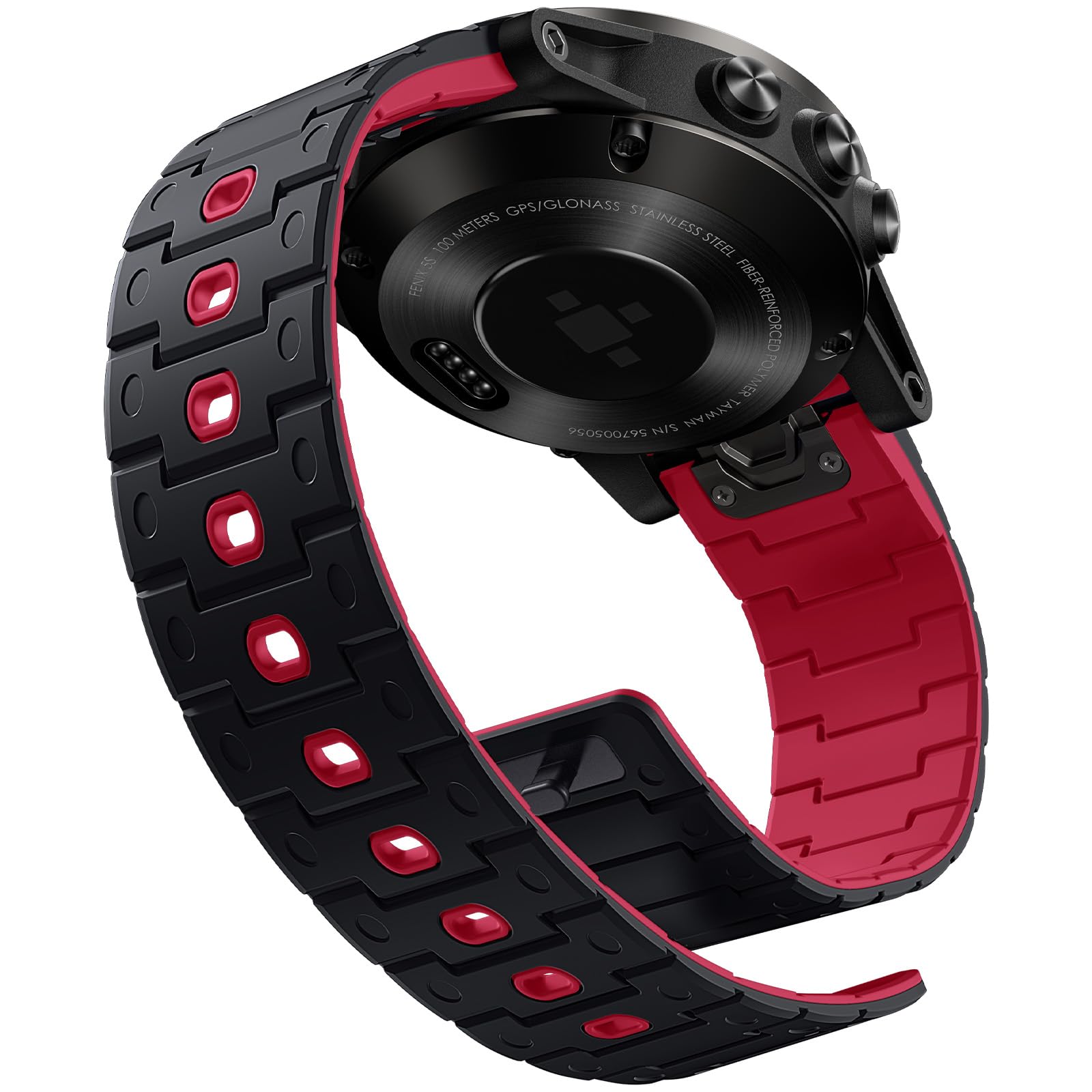 Bandletic Cinturino magnetico compatibile con Garmin Watch Quick Fit 20 mm