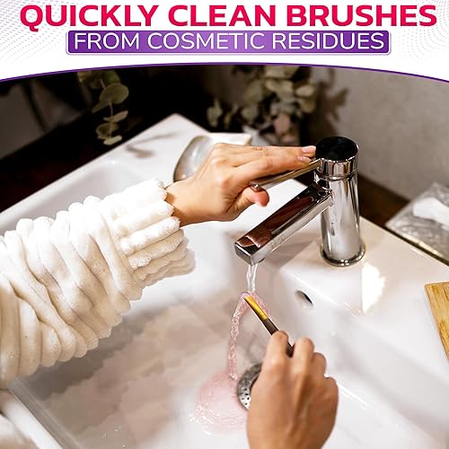 Miniatura 9 de Susenstone® Juego de 20 brochas de maquillaje, Dorado