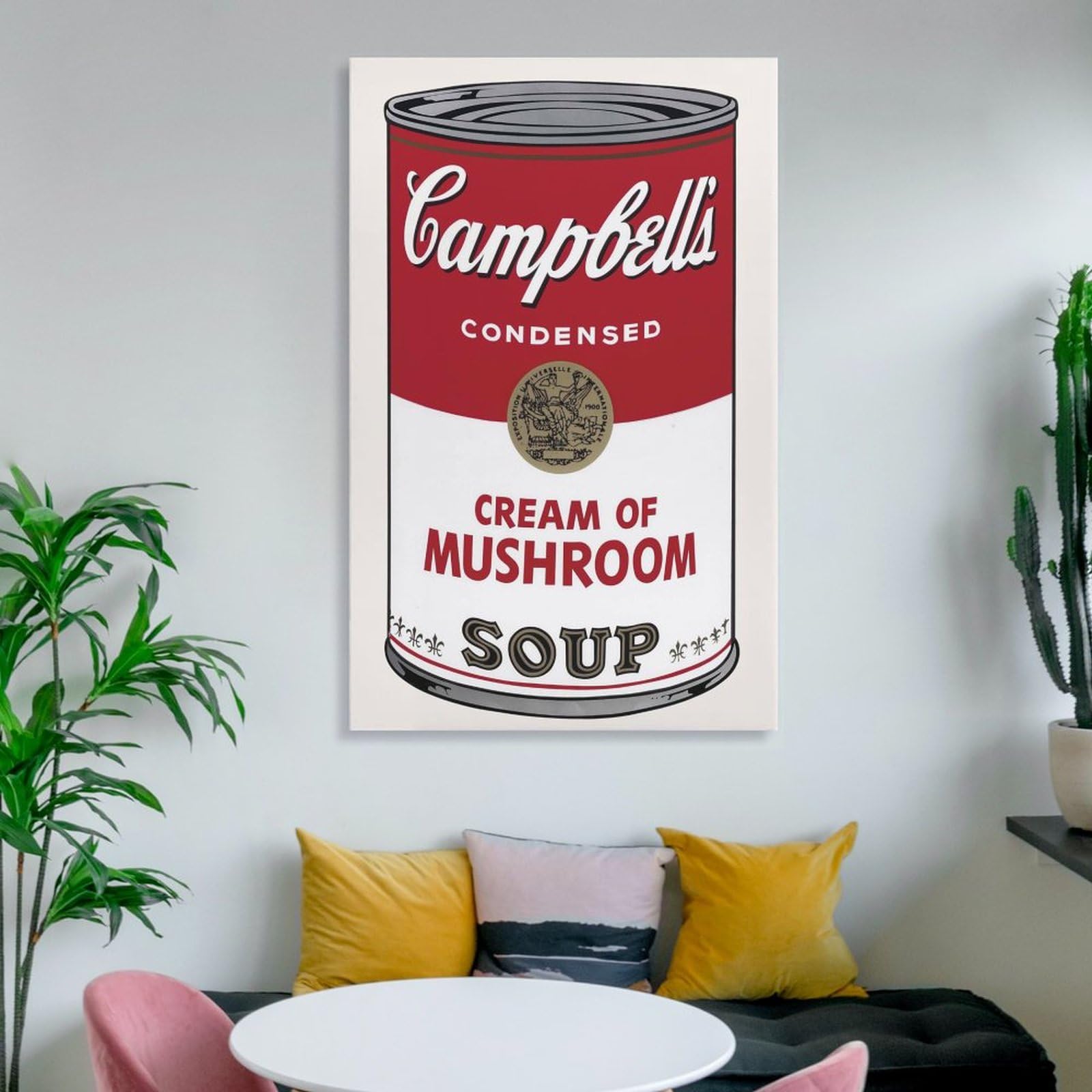 キャンベルスープ缶 ポップアート アンディ ウォーホル インテリア バンクシー Amazon.co.jp: アンディウォーホルポスター「キャンベルのスープ
