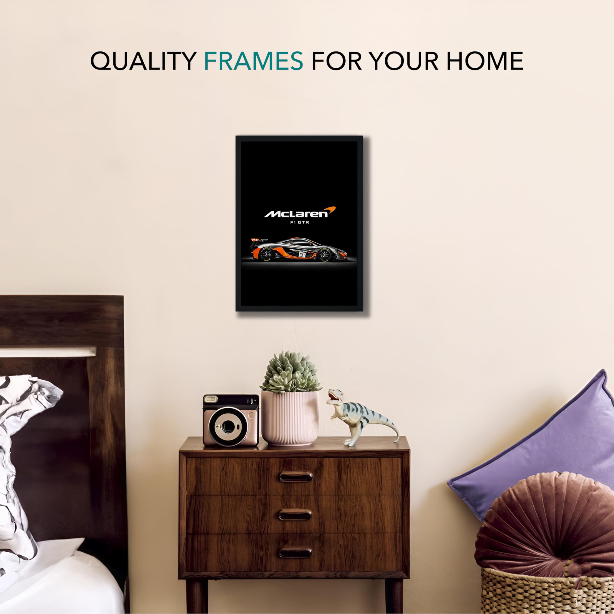 Car Home Decor Frames P1 GTR Race Car Wall Framed Paintings for Car Home Decor Frames P1 GTR Race Car Wall Framed Paintings for