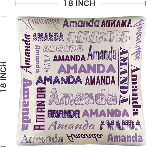 Miniatura 2 de Funda de almohada personalizada con nombre, regalo personalizado de un lado para mamá, papá y amigos, fundas de cojín personalizadas para sofá,