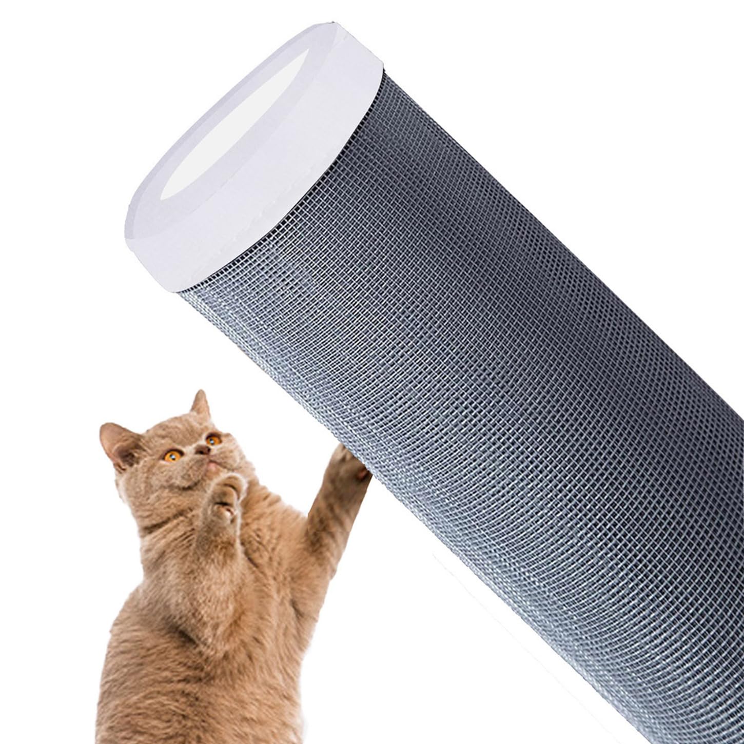 Cat Window Guard Balcony Nets,Window Screen Mesh Protection for Cats Safety,Fly Screen Mosquito Net Anti-Scratch Insect Bites DIY Size (90x150cm,C)