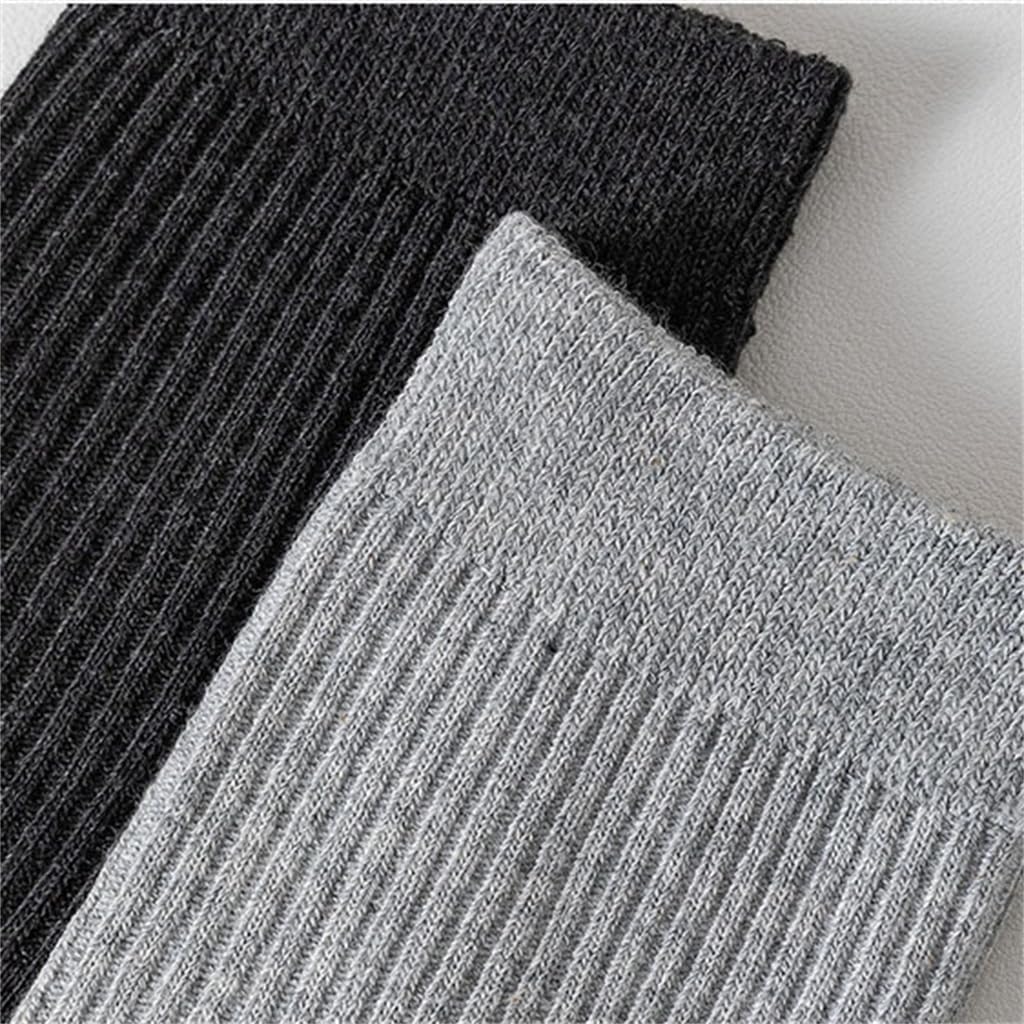 JSEIAJB Socks, Men's Mid Length Socks, Needle Vertical Stripes, Anti Pilling Men's Socks