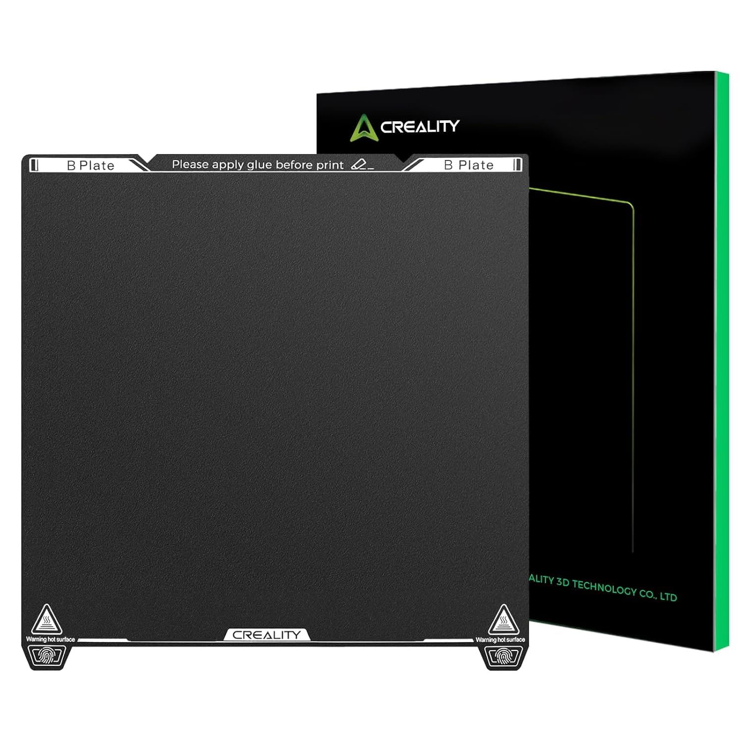 Base de impresión Creality Official K1 Max de 315x310 mm con revestimiento de resina epoxi y estructura de acero para muelles. Base magnética para impresoras 3D Creality K1 Max, K2 Pro/Ender 3 V3 Plus