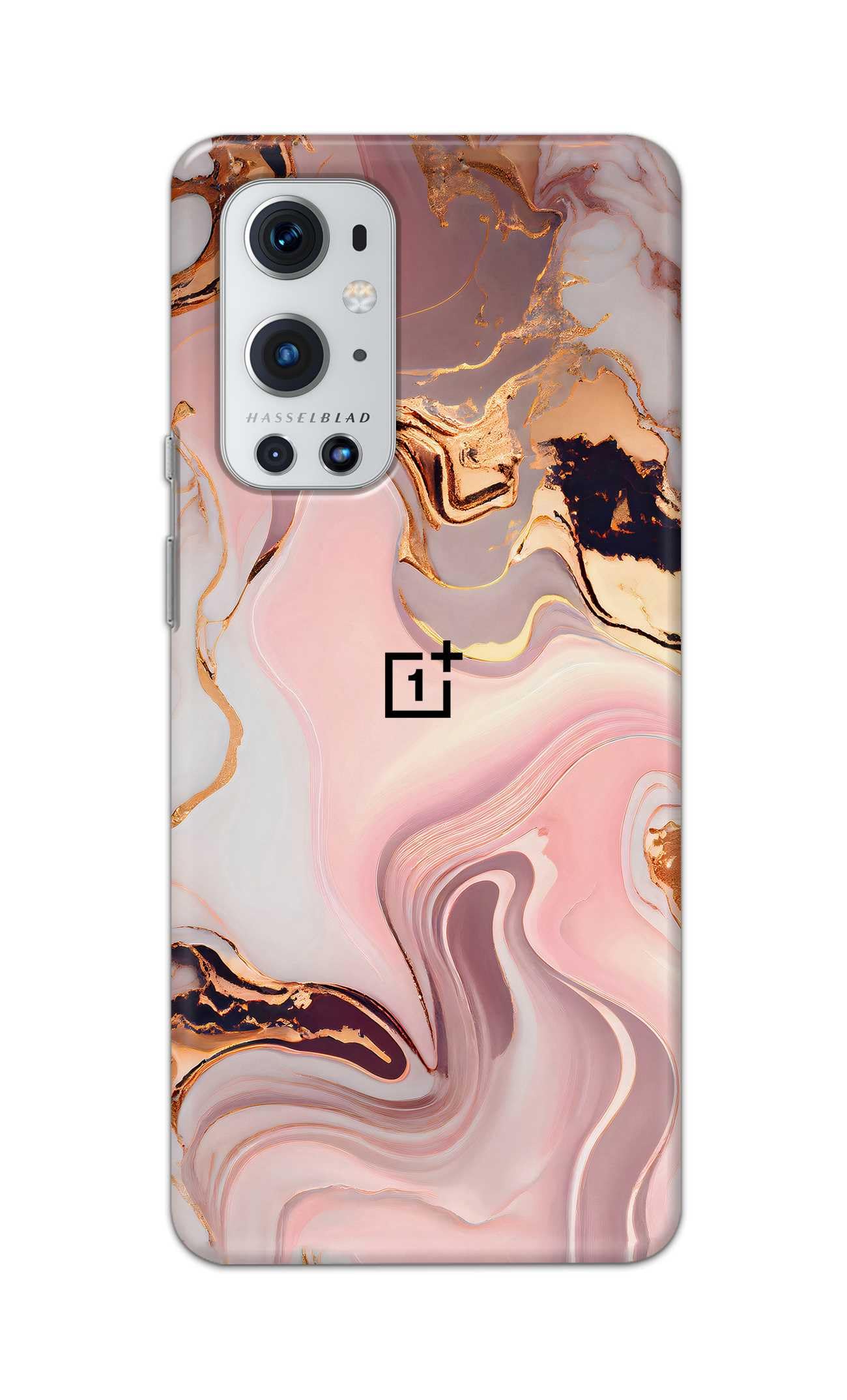 PRINTFIDAA® Printed Hard Back Cover Case for OnePlus 9 Pro Back Cover (Marble Design) -2601