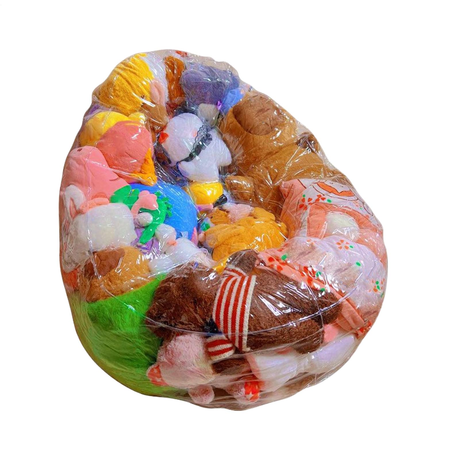 Housse de rangement pour peluches grand pouf de chambre ado adulte