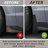 Vista 13 de Muslogy for 2024 2025 Kona Mud Flaps Splash Guards Front & Rear 4Pcs Fender Flaps No Drilling Required Compatible with Hyundai Kona 2024