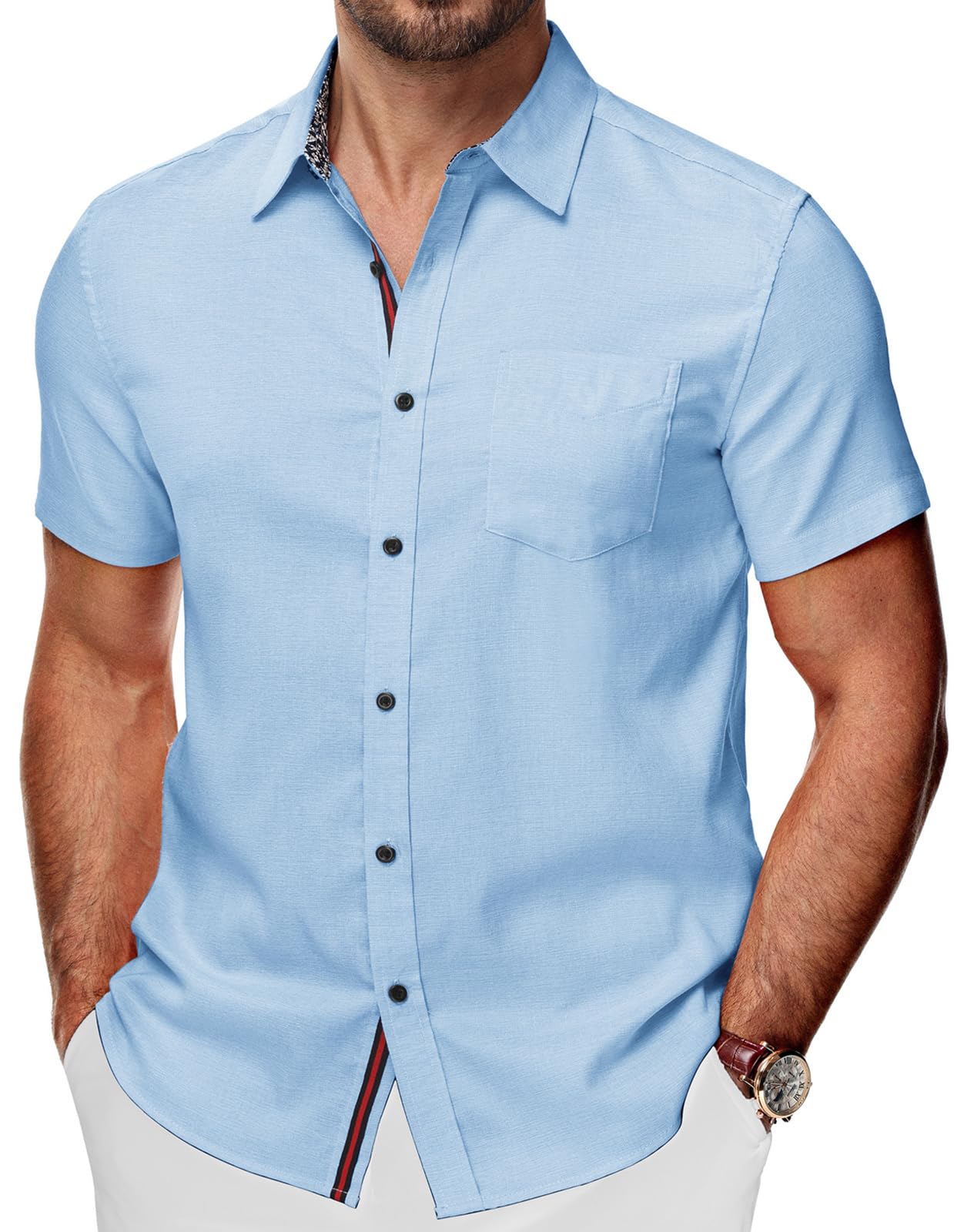 Camicia Da Lavoro Maniche Lunghe In Cotone - Foto 13