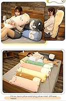 Vista 4 de MUPI Lindas almohadas corporales largas de felpa para dormir, almohadas grandes para cama, almohada corporal con forma de animal, almohada novio
