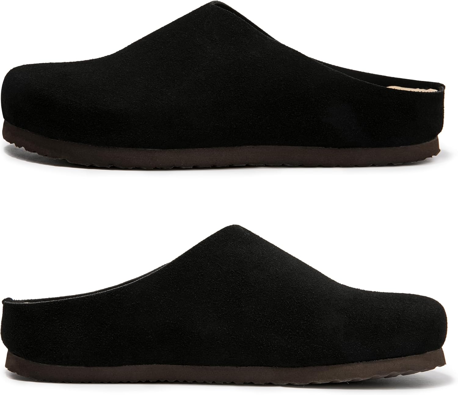 Women's Solid Color Clog Slip-On Shoes - Classic Minimalist Mules, Comfortable All-Day Wear for Indoor & Outdoor - Image 3