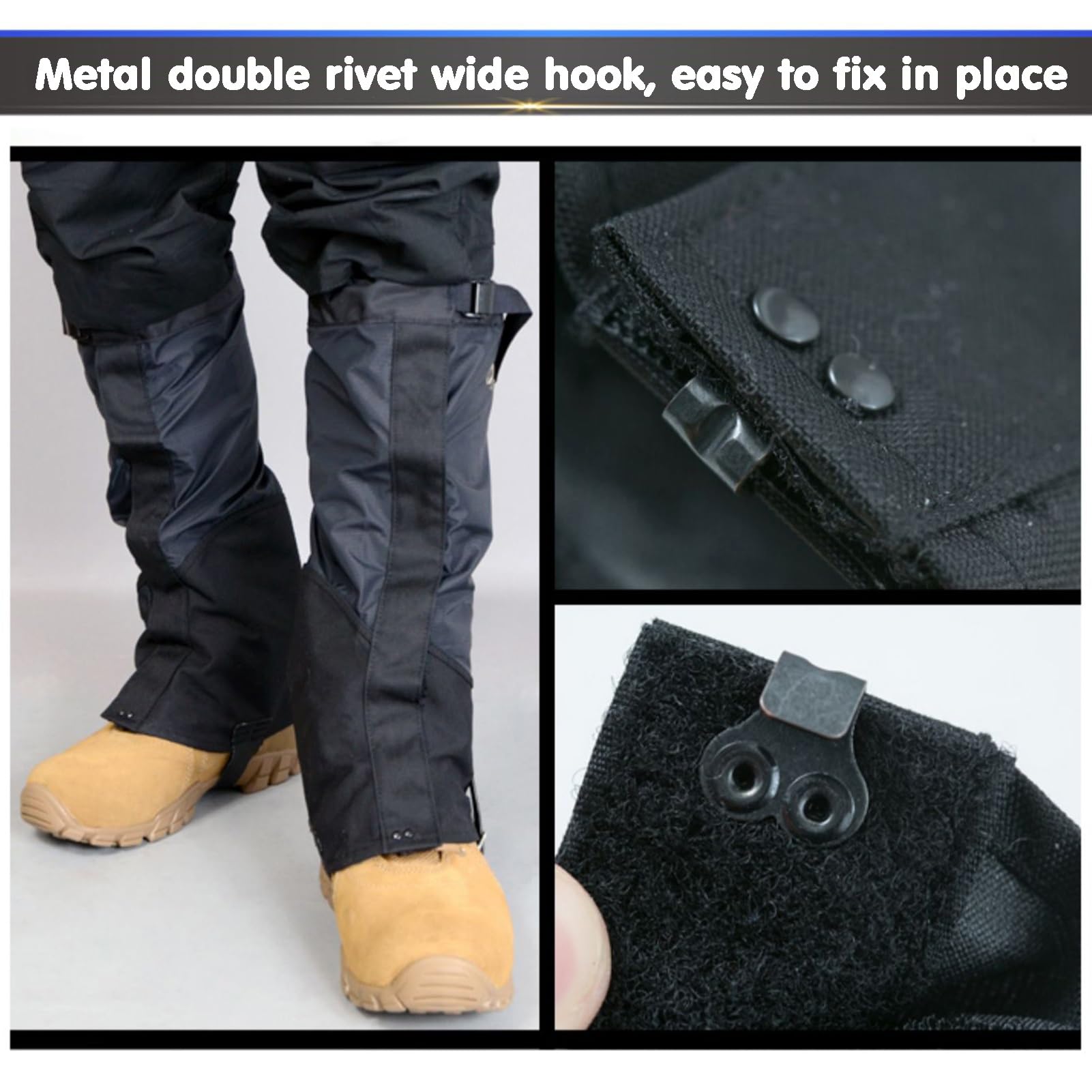 Guêtres De Jambe, Chaussures De Protection Anti-morsure De Serpent, For Les Activités De Plein Air Sur La Neige, Guêtres De Randonnée, Équipement D'escalade Sur Neige For Hommes