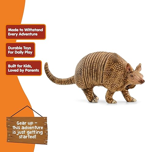 Miniatura 3 de Schleich Wild Life - Figura de Armadillo de juguete de animales salvajes, niños y niños pequeños a partir de 3 años